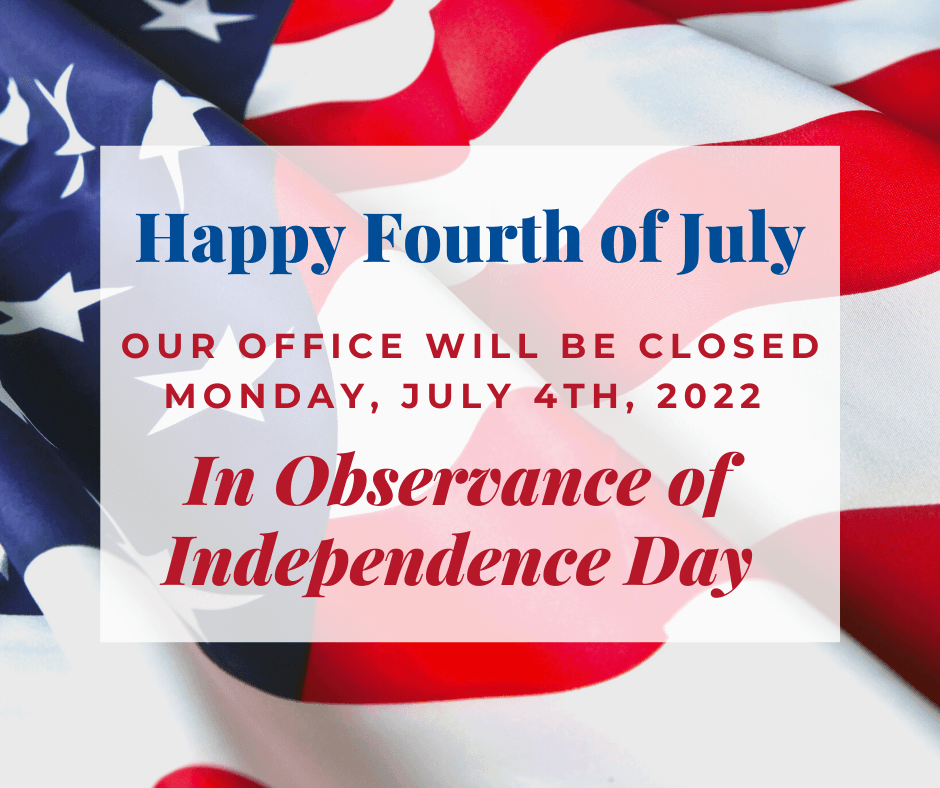 Fourth of July Closure